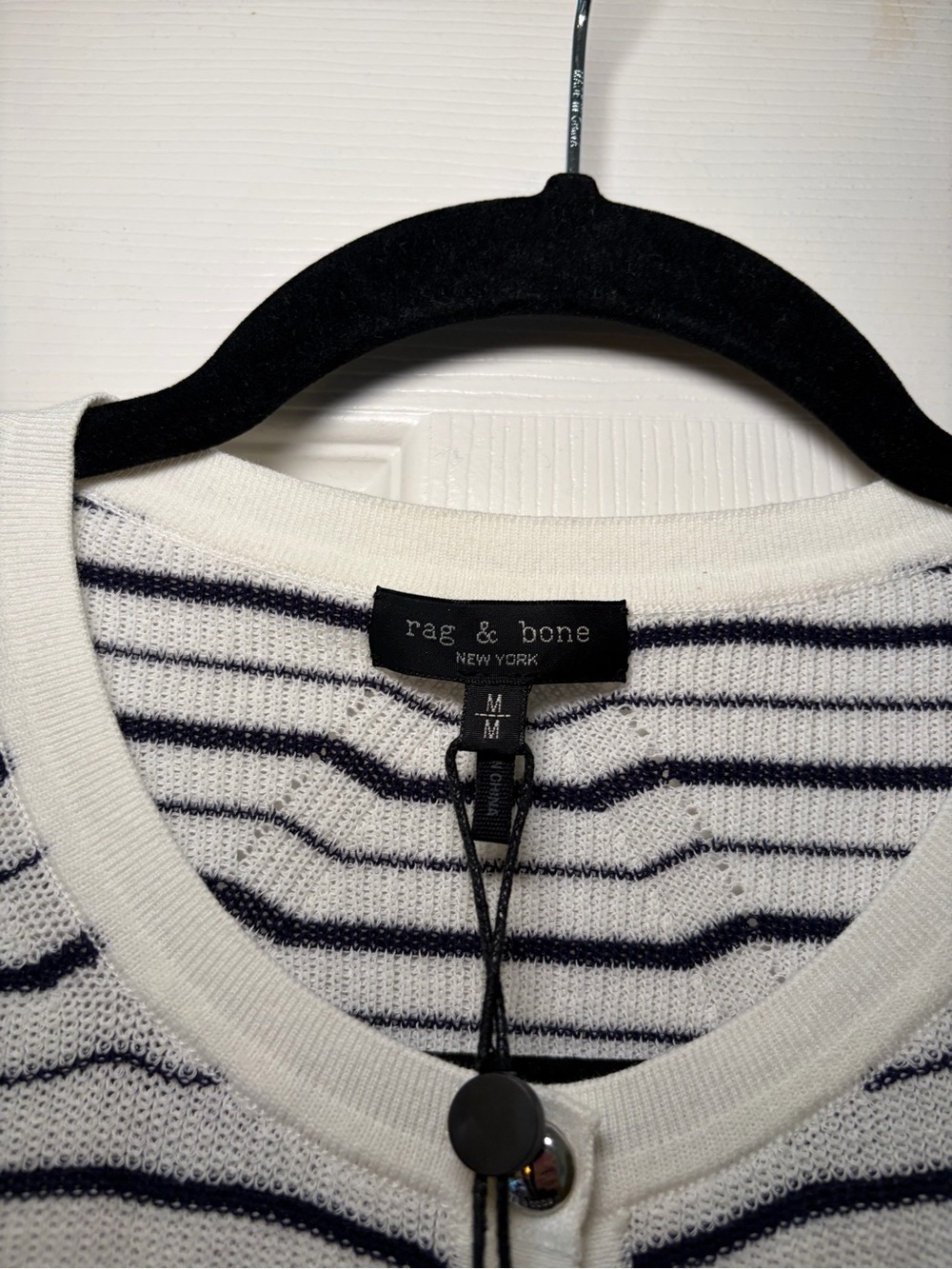 NWT Rag and Bone Dina Stripe Cardigan Top size Medium - Picture 3 of 5